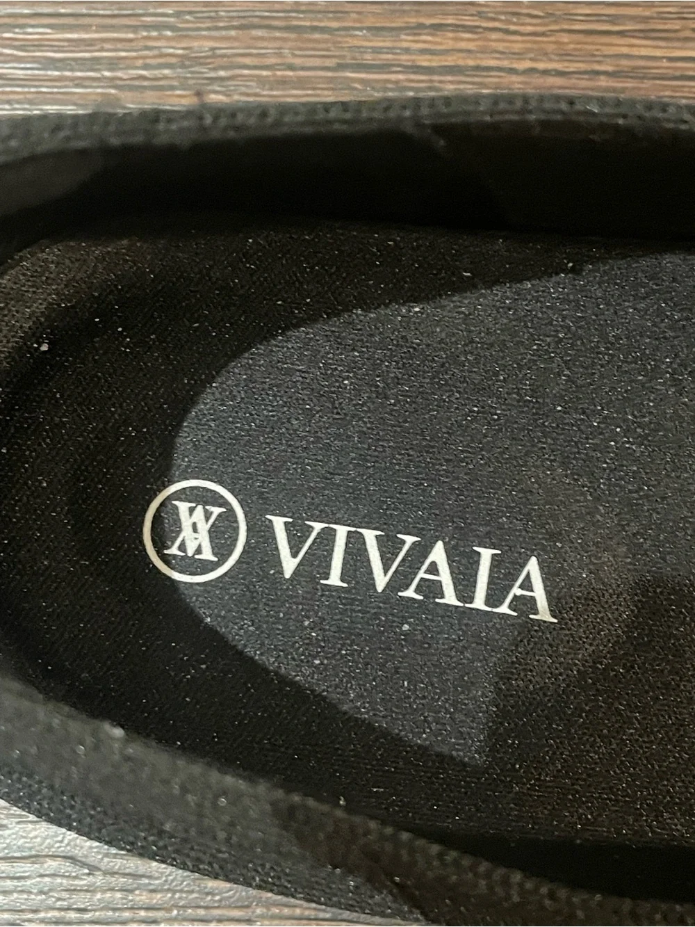 Vivaia Margot 2.0 Square-Toe V-Cut Flats Balletcore Comfort in Black 41/9.5